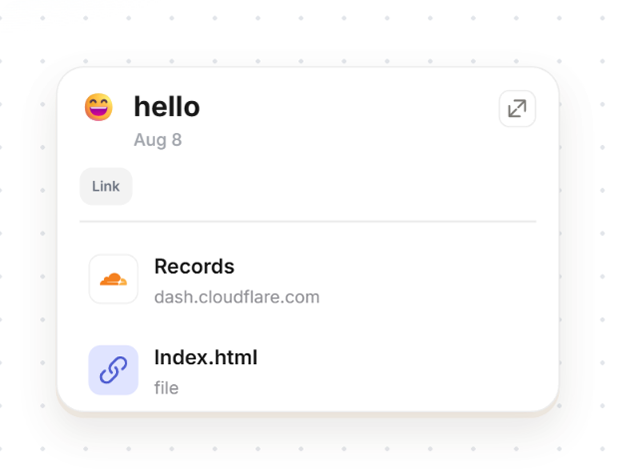 Intoday Collect interface